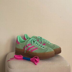 Adidas Gazelle Bold “Pulse Mint Pink” (womens)